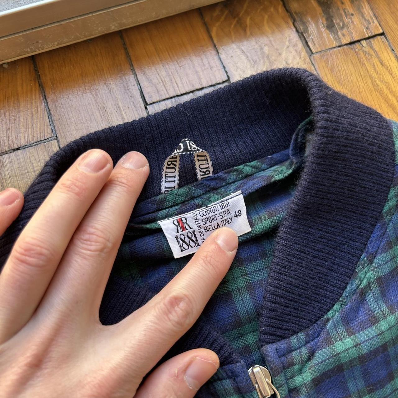 1980s Cerruti 1881 Checked Bomber Jacket M