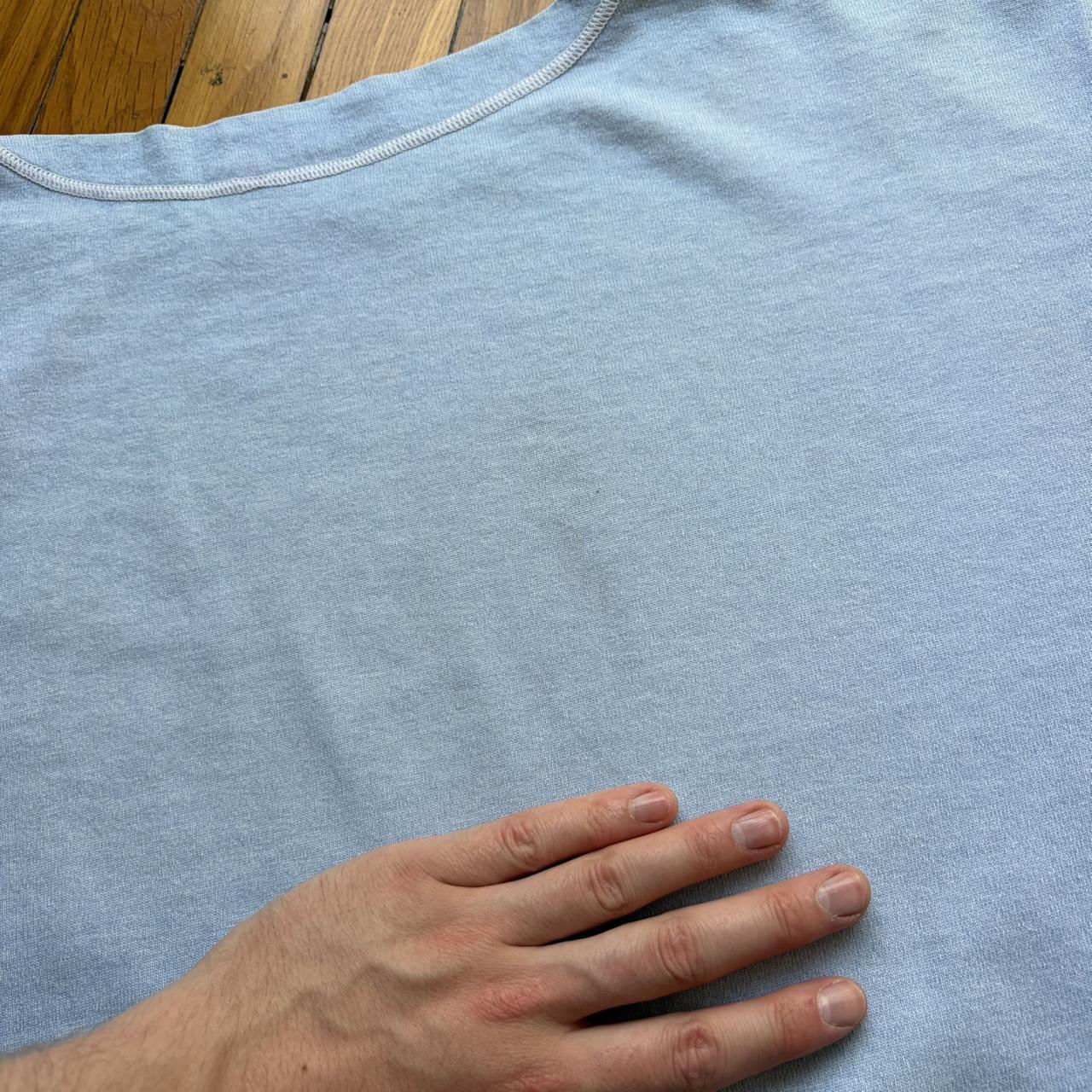 1980s Stone Island LS T Shirt Blue L
