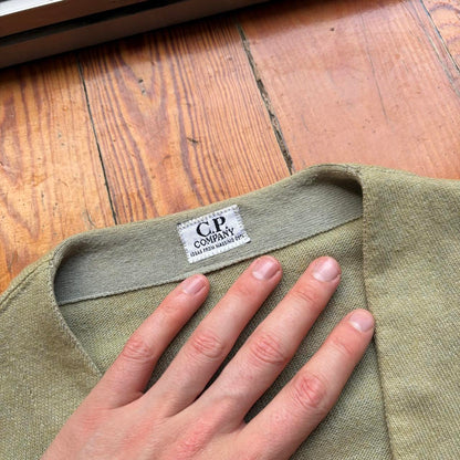 1980s CP Company Knitted Vest Green M