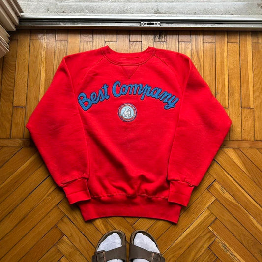 1980s Best Company Sweatshirt Red M