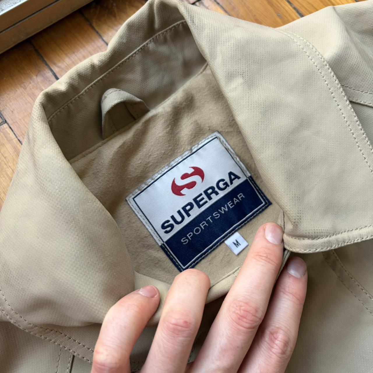 1990s Superga Trench Coat Beige XL