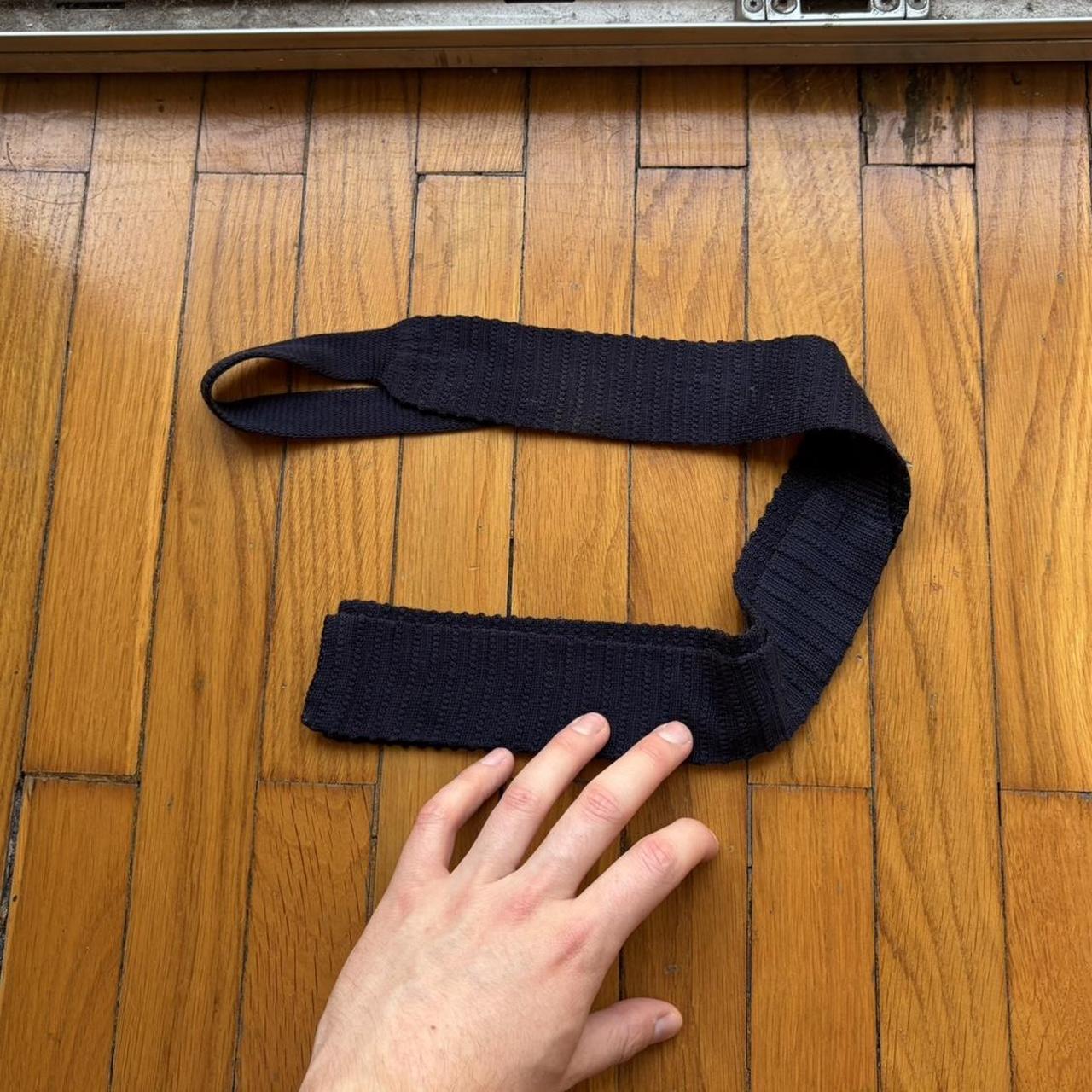 1980s Giorgio Armani Knitted Tie Navy OS
