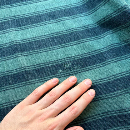 1990s Armani Jeans Striped Sweatshirt L