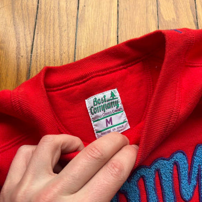 1980s Best Company Sweatshirt Red M