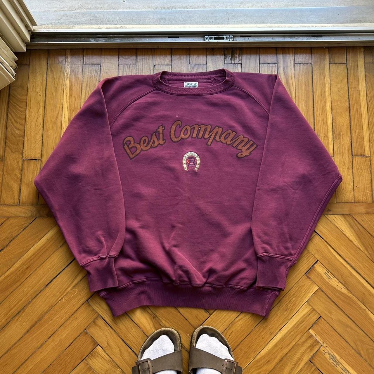 1980s Best Company Sweatshirt Burgundy M