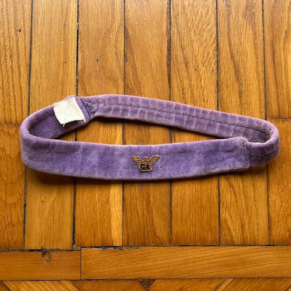 1980s Giorgio Armani Headband Purple OS