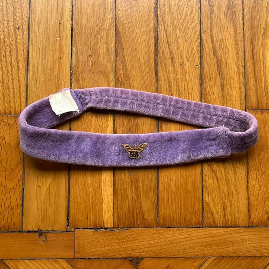 1980s Giorgio Armani Headband Purple OS