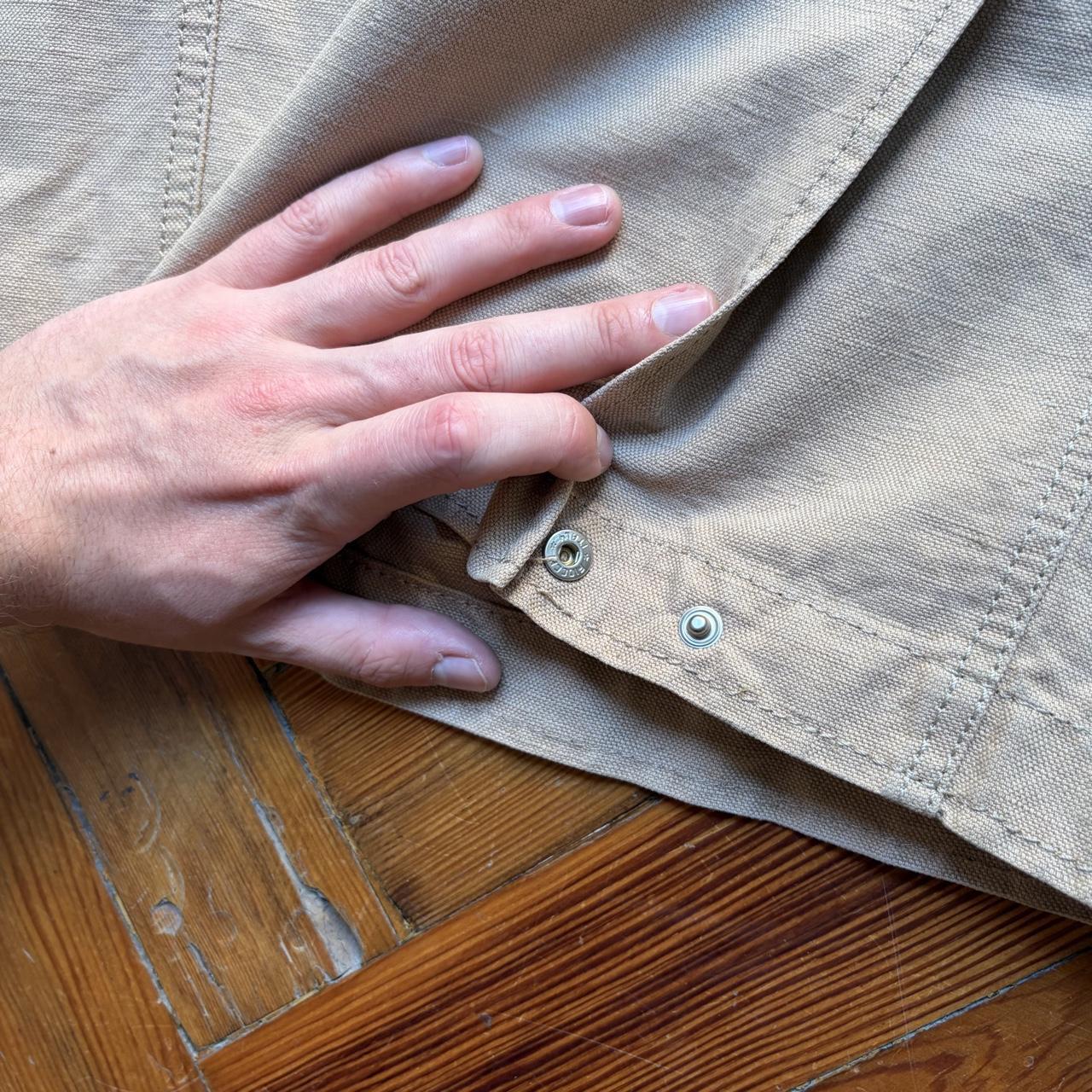 1990s Armani Jeans Multipocket Jacket Beige XL