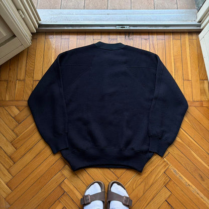 1980s Stone Island Knitted Jumper Navy XL