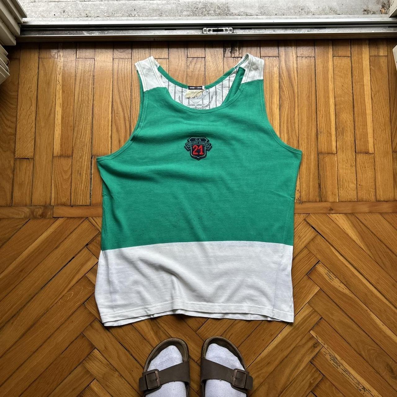 1980s Emporio Armani Vest Green M