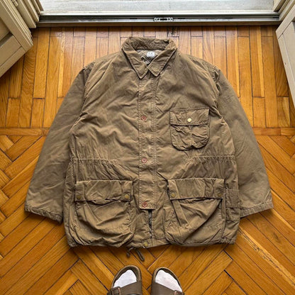1990s CP Company Mille Miglia Coat Brown XL