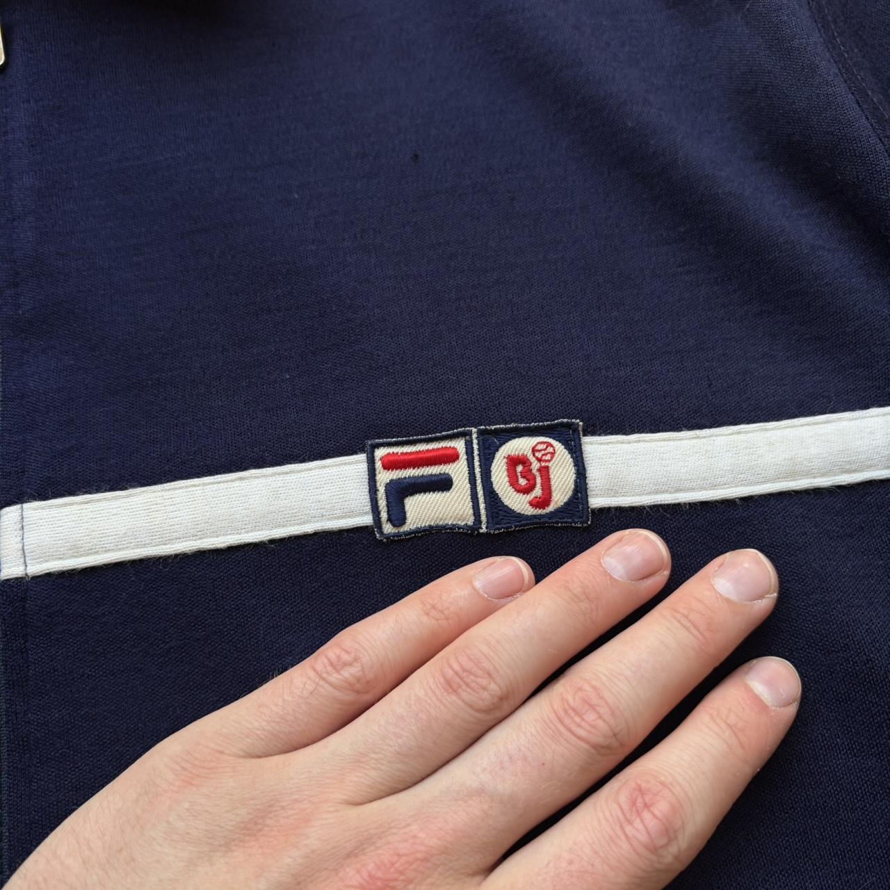 1980s Fila Bjorn Borg Jacket Navy M