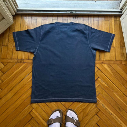 1990s Armani Jeans Graphic T Shirt Navy L