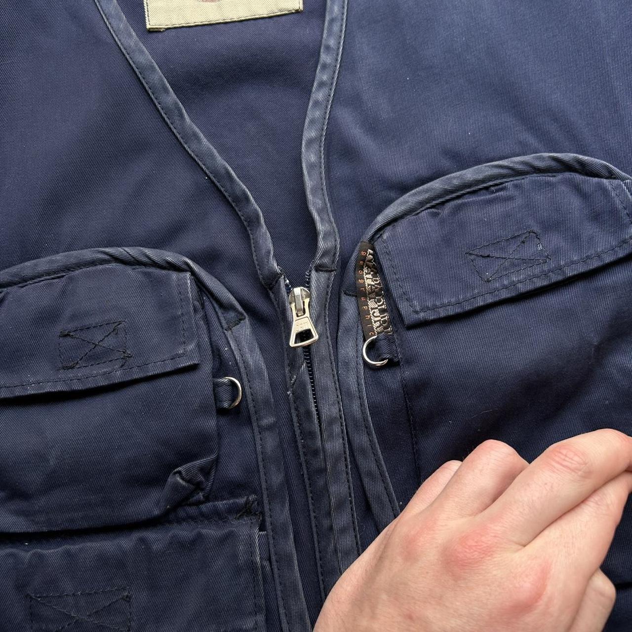 1990s Napapijri Utility Vest Navy L