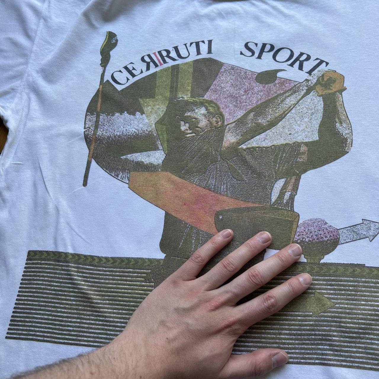 1980s Cerruti 1881 Graphic T Shirt White S