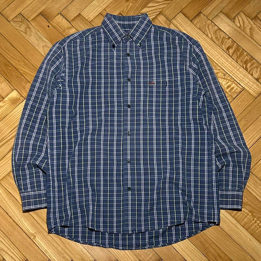 1990s Missoni Shirt Checked Blue L