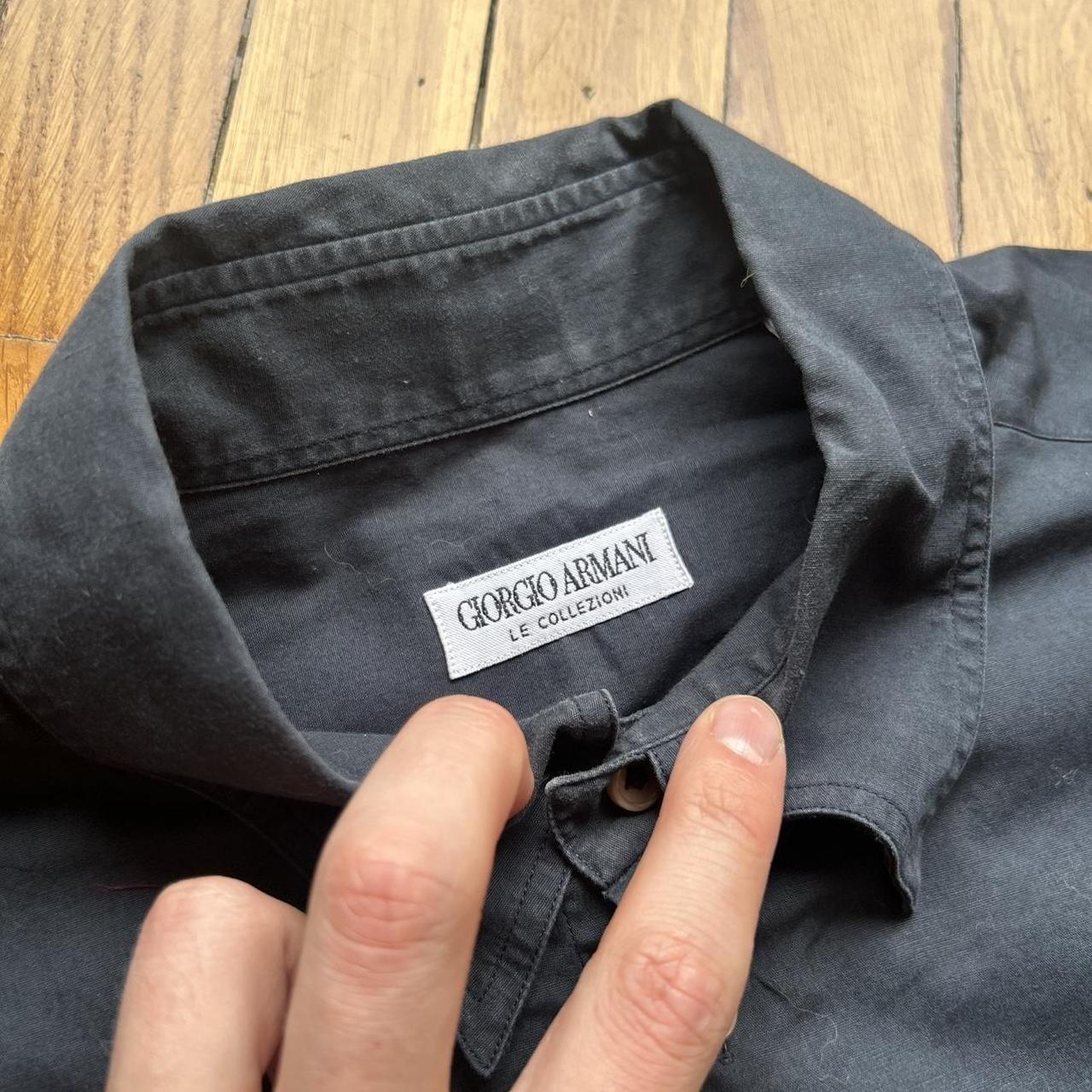 1990s Giorgio Armani Shirt Navy L
