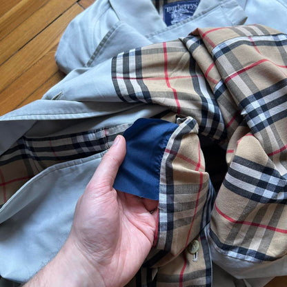 1990s Burberry Trench Coat Beige L