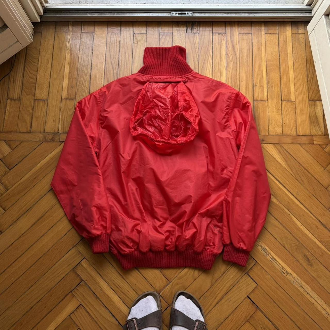 1980s Cerruti 1881 Pullover Jacket Red M