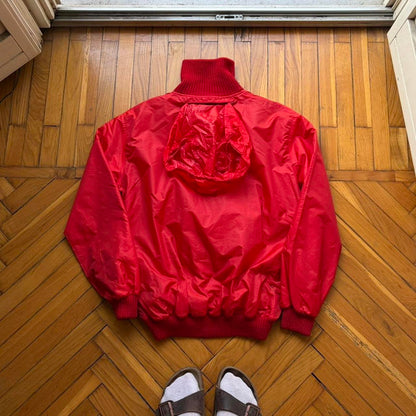 1980s Cerruti 1881 Pullover Jacket Red M