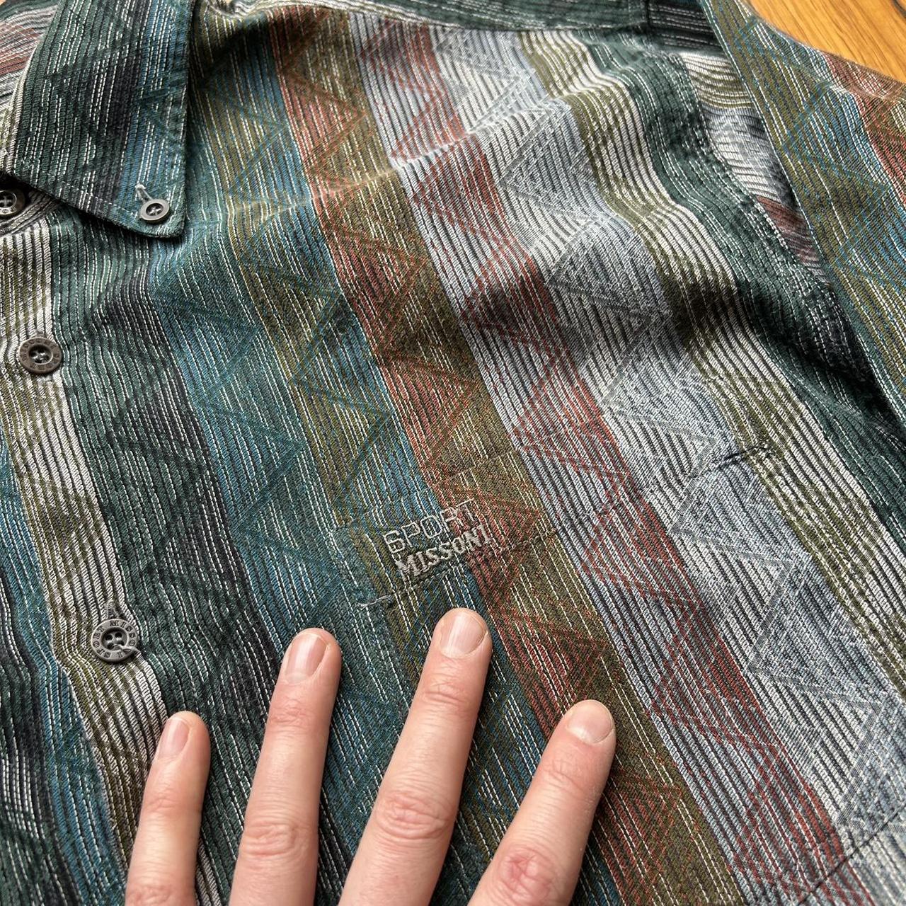 1990s Missoni Sport Pattern Shirt L