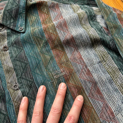 1990s Missoni Sport Pattern Shirt L