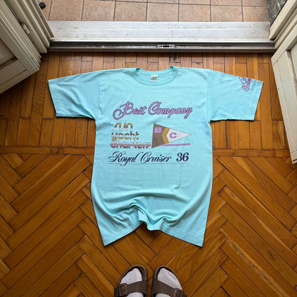 1980s Best Company T Shirt Blue S