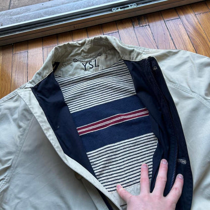 1990s Yves Saint Laurent Jacket Cream XL