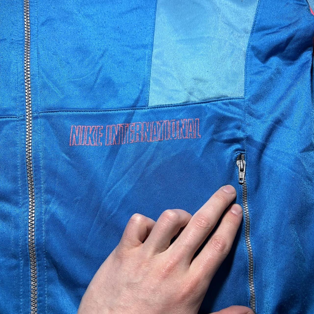 1990s Nike International Jacket Blue L