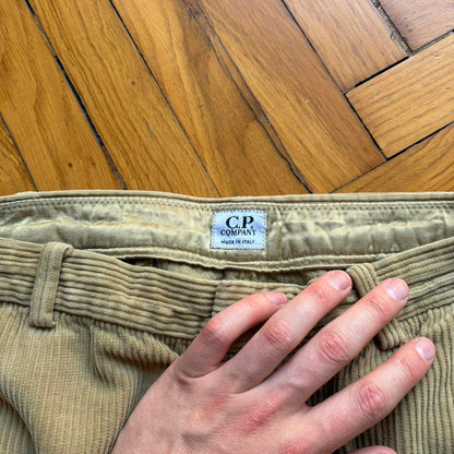 A/W 2001 CP Company Corduroy Trousers Beige 34W 28L