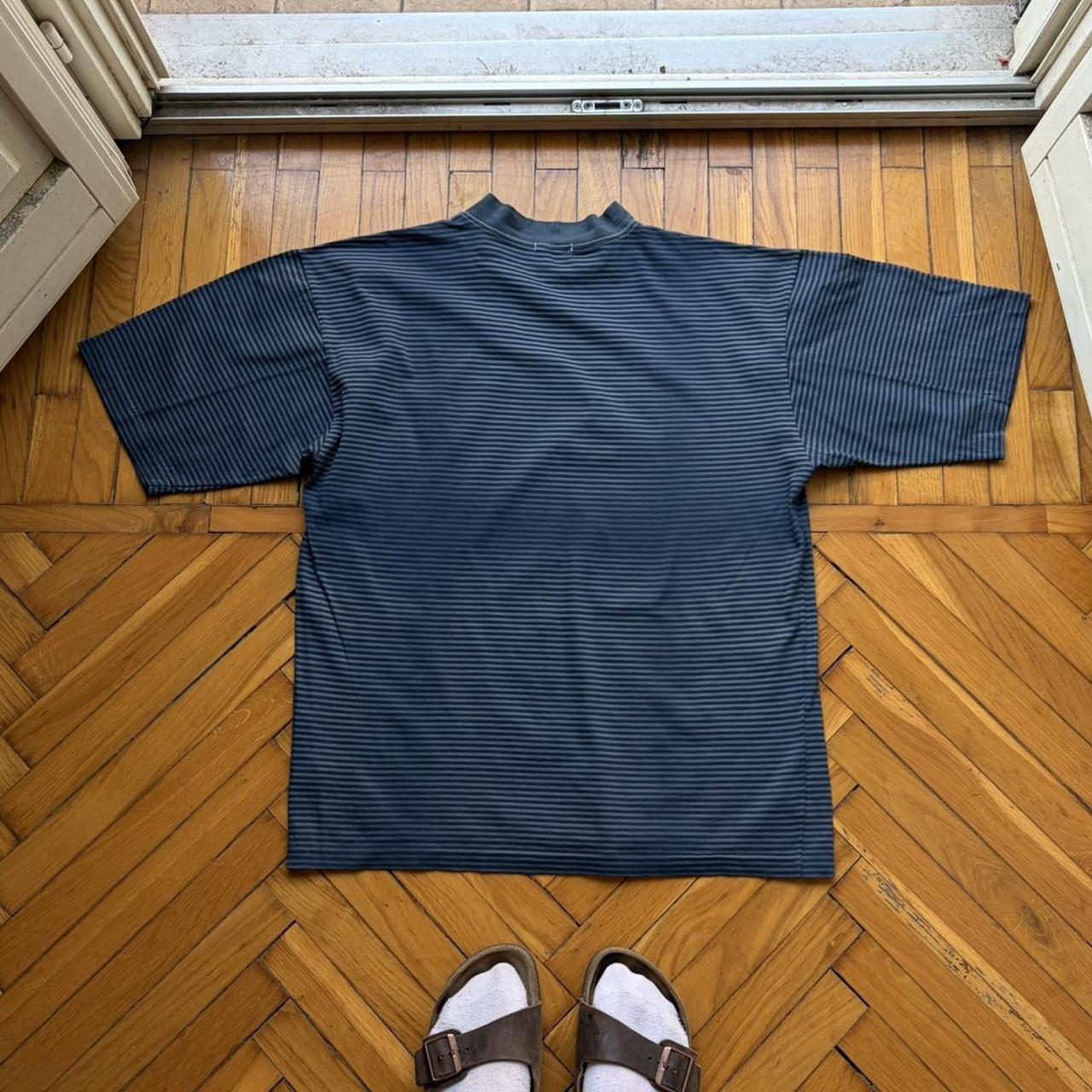 1989 Boneville Navy Arctic Striped T Shirt L
