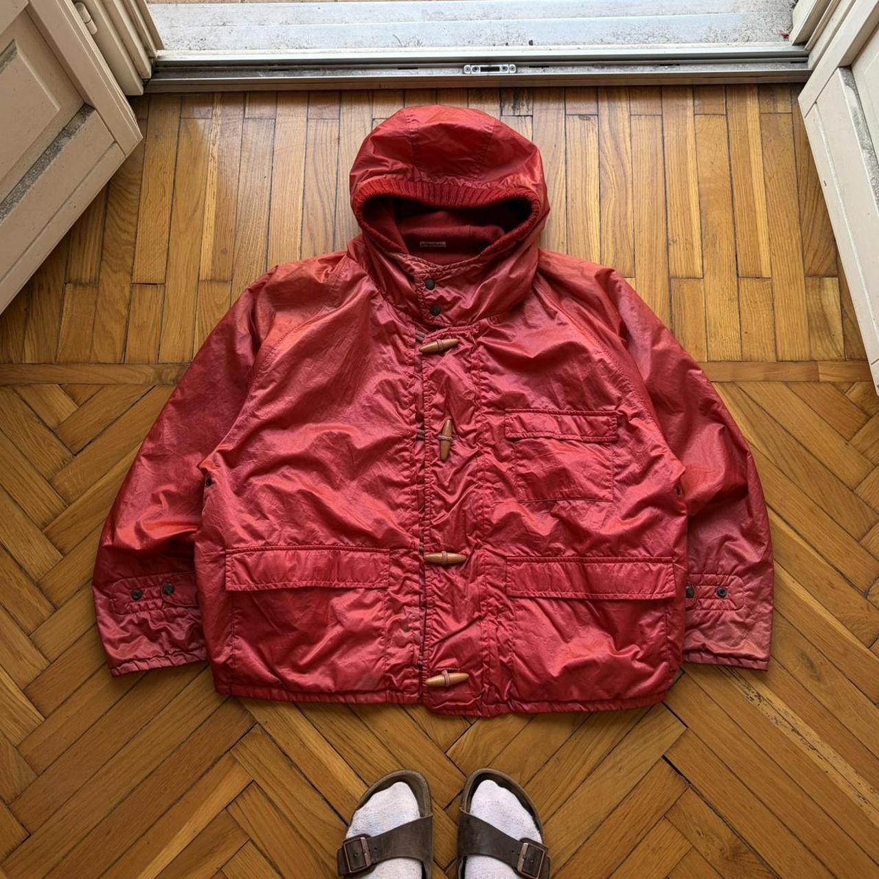 1980s Boneville Navy Arctic Reversible Jacket Red XL