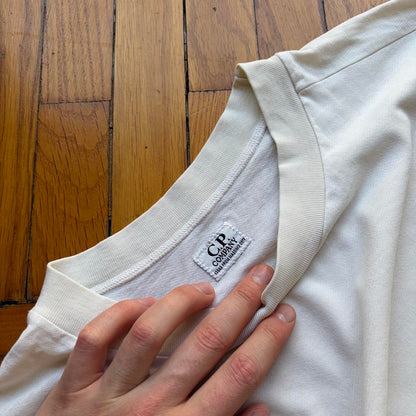 1980s CP Company 100% Cotton T Shirt White L