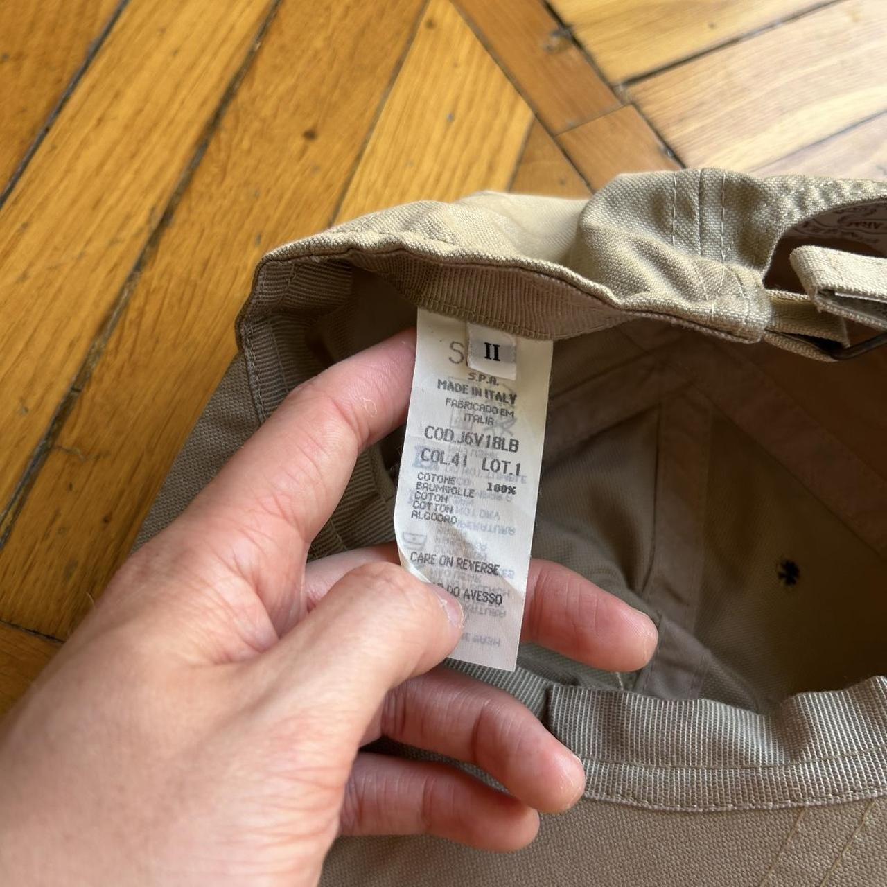 1990s Armani Jeans Cap Beige Size II