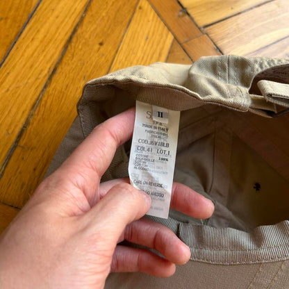 1990s Armani Jeans Cap Beige Size II