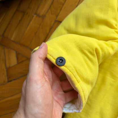 1980s Stone Island Jacket Liner Yellow M