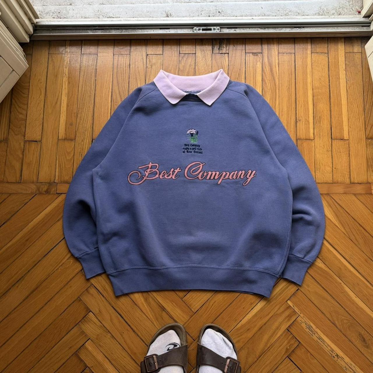 1980s Best Company Sweatshirt Blue M