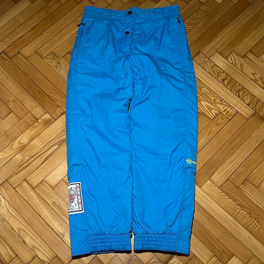 1990s Sergio Tacchini Snow Pants Blue 34W 30L