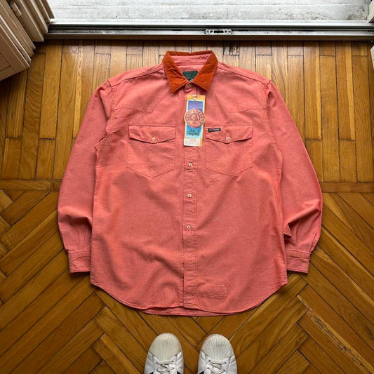 1990s Best Company Shirt Orange BNWT M