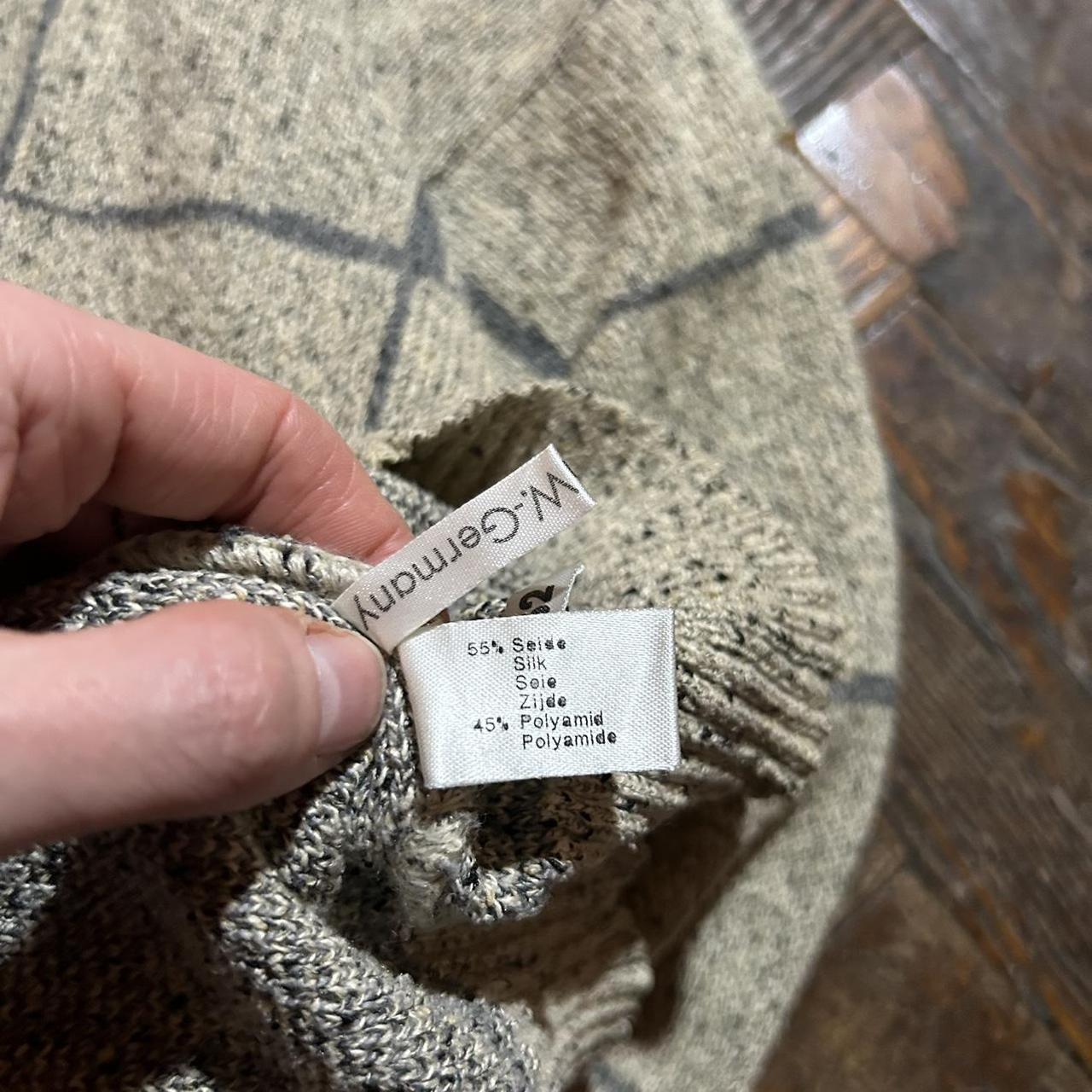 1980s Giorgio Armani Knitted Jumper Grey L