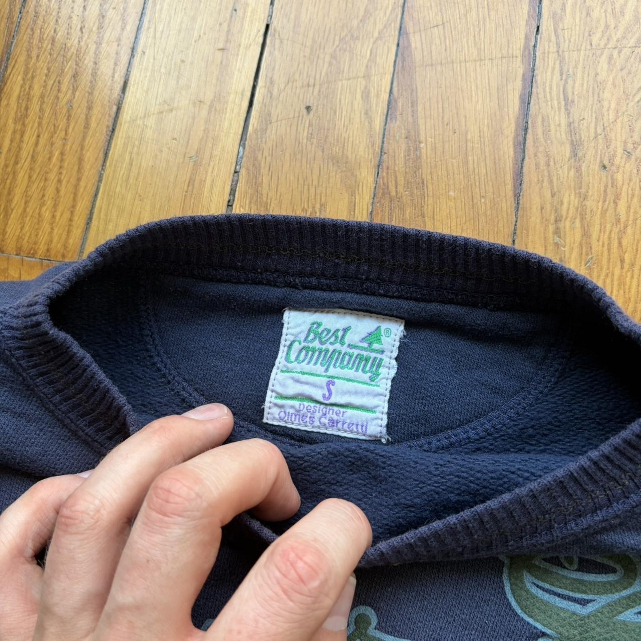 1980s Best Company Sweatshirt Navy XS
