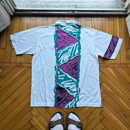 1990s Nike Challenge Court Polo Shirt L