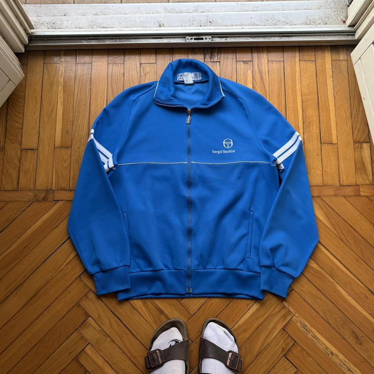 1980s Sergio Tacchini Jacket Blue S