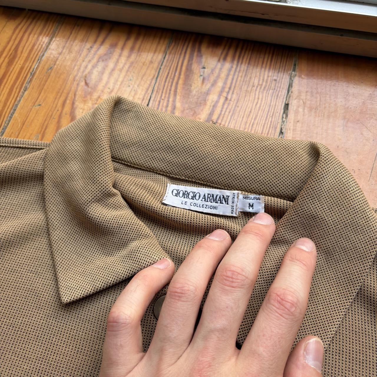 1990s Giorgio Armani Le Collezioni Polo Shirt L