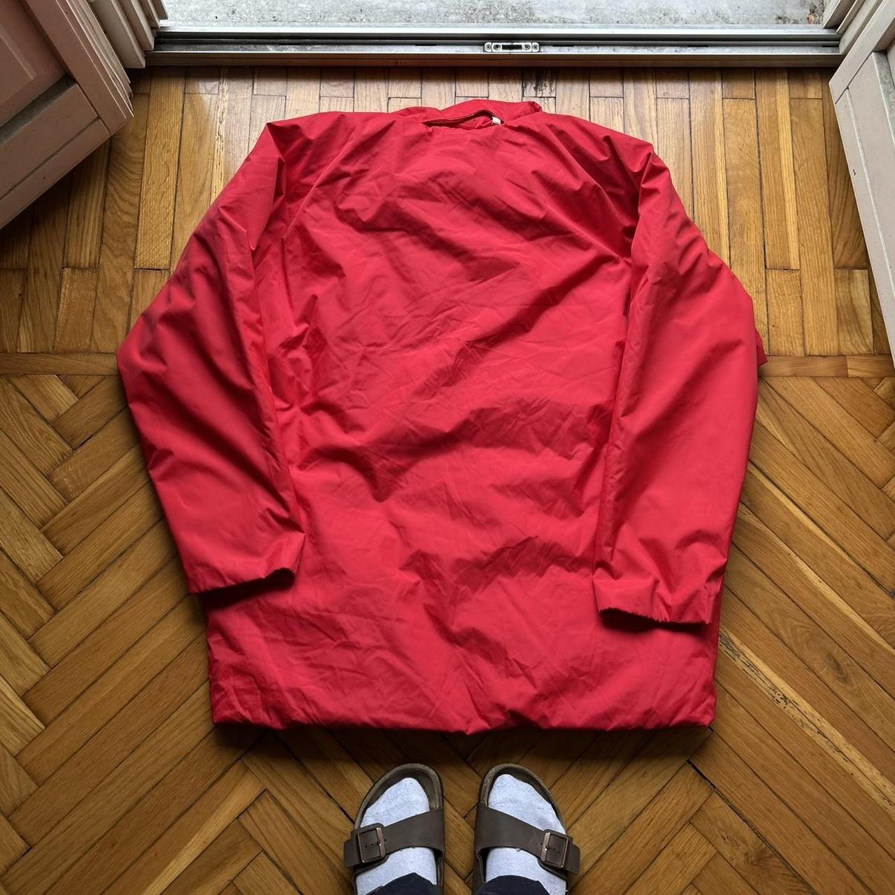 1980s Moncler Grenoble Down Jacket Red XXL