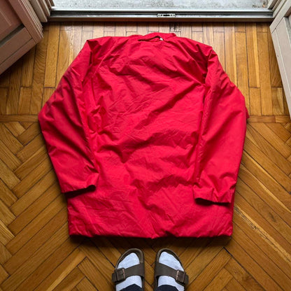 1980s Moncler Grenoble Down Jacket Red XXL