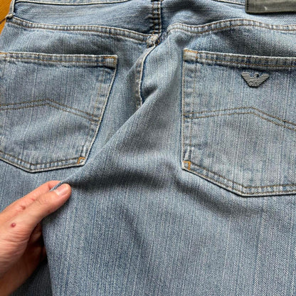 1990s Armani Jeans Blue 34W 32L