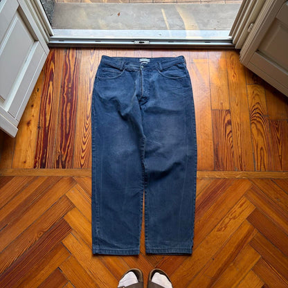 1990s Stone Island Jeans Navy 36W 28L