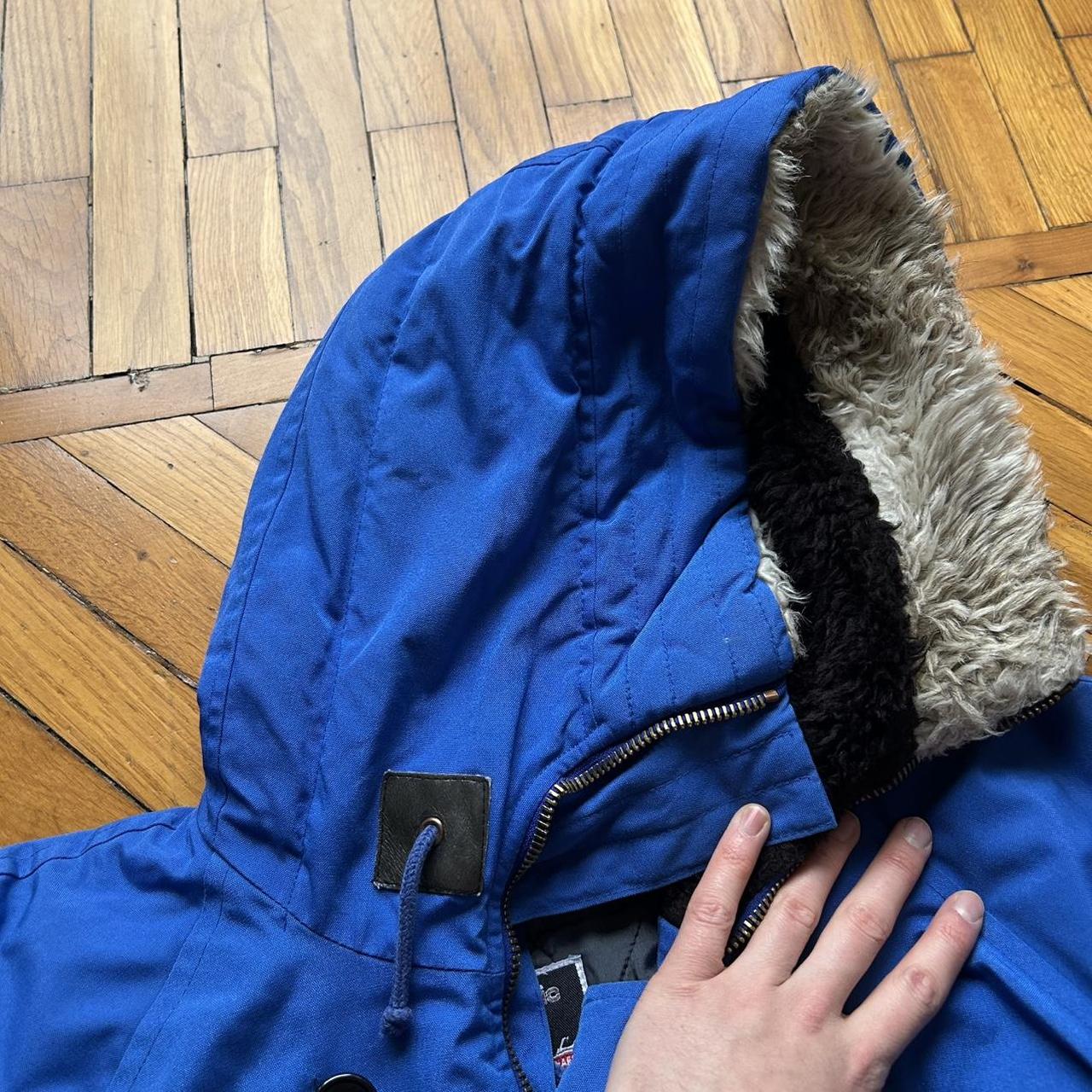 1990s Fiorucci Panarctic Jacket Blue XXL