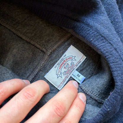 1990s Armani Jeans Hoodie Navy M